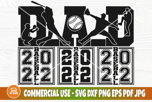 Baseball Dad SVG, Baseball 2022 Svg Bundle, Sports Senior Shirt, Softball Png SVG TonisArtStudio 