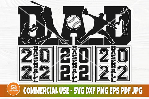 Baseball Dad SVG, Baseball 2022 Svg Bundle, Sports Senior Shirt, Softball Png SVG TonisArtStudio 