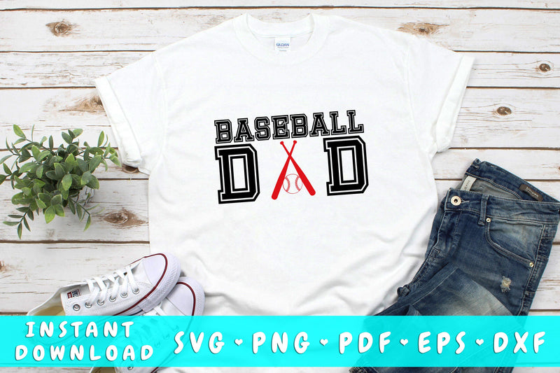 Baseball Dad SVG SVG HappyDesignStudio 