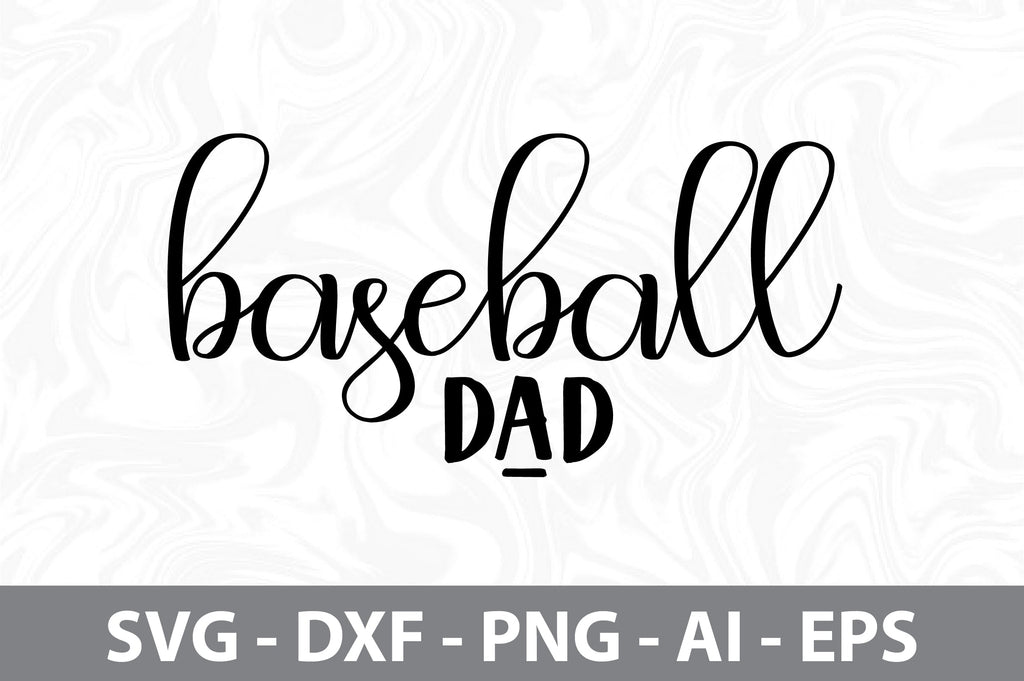 baseball dad svg - So Fontsy