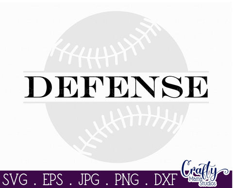 Baseball Defense Svg SVG Crafty Mama Studios 