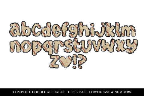 Baseball Doodle Letters, Baseball Sports Alphabet Letters Sublimation BijouBay 