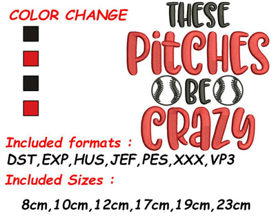 Baseball Embroidery, Softball Embroidery, Softball Design, Baseball Design, Baseball Mom, Girls Softball Embroidery/Applique DESIGNS SVG Digital Designer 