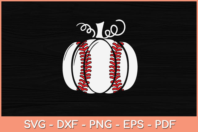 Baseball Face Scary Pumpkin Vintage Costume Halloween Svg Design SVG artprintfile 