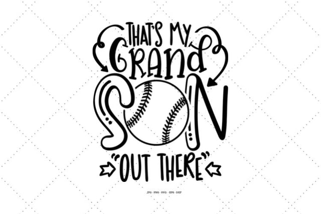 Baseball Game Day, Grandma Svg, Baseball Saying SVG SVG Digital Designer 