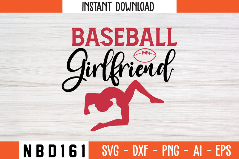 baseball girlfriend Svg Design SVG Nbd161 