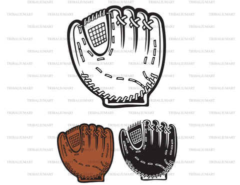 Baseball glove SVG TribaliumArtSF 