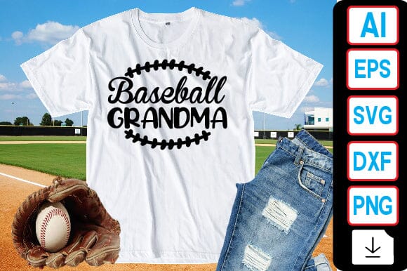 Baseball Grandma SVG Craftlabsvg24 