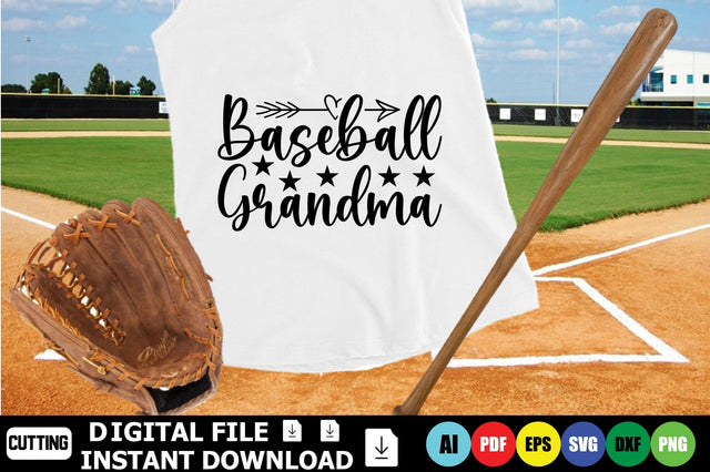 Baseball Grandma SVG Shahin alam 