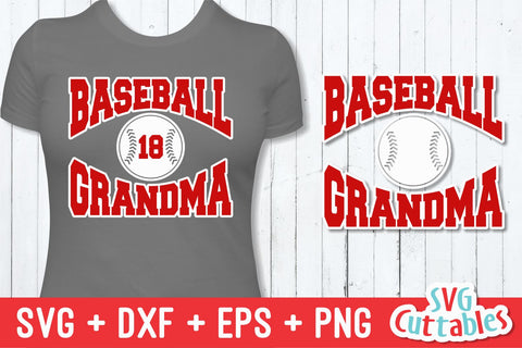 Baseball Grandma SVG Svg Cuttables 