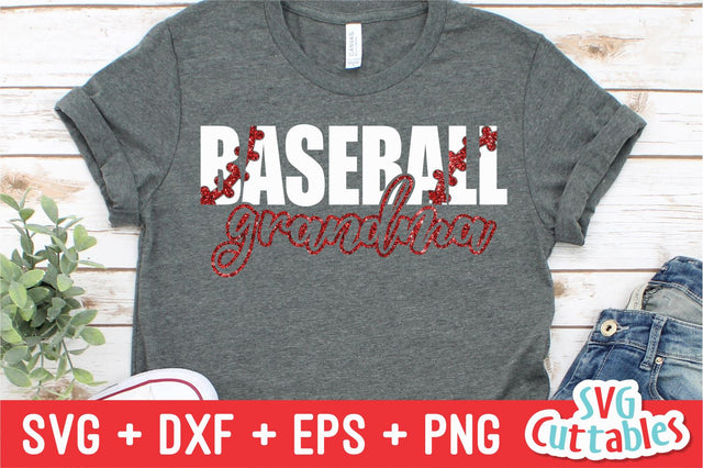 Baseball Grandma SVG Svg Cuttables 