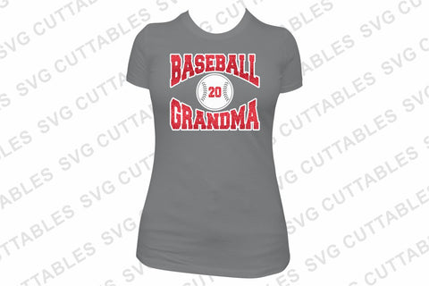 Baseball Grandma SVG Svg Cuttables 