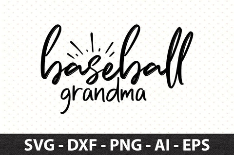 Baseball Grandma svg SVG orpitasn 