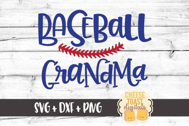 Baseball Grandma with Stitch SVG Cheese Toast Digitals 