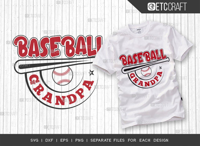 Baseball Grandpa SVG Cut File | Sports Svg | Baseball Svg | Grandpa Shirt Svg | Baseball Equipment| Baseball Gift Svg | Quote Design SVG ETC Craft 