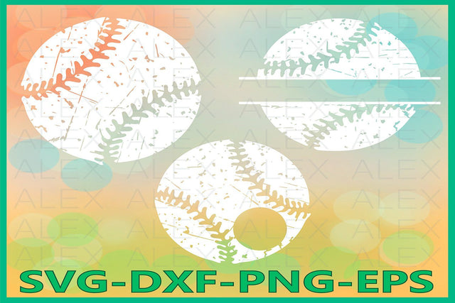 Baseball Grunge Svg, Distressed Baseball SVG AlexSVGStudio 