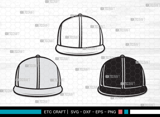 Baseball Hat Clipart SVG | Baseball Cap Svg | Cap Svg | Softball Cap Svg | Baseball Hat Clipart SVG ETC Craft 