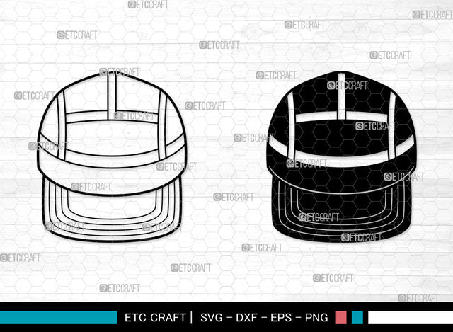 Baseball Hat SVG, Baseball Cap Svg, Baseball Cap Icon Svg, Softball Hat Svg, Cap Svg, Baseball Hat SVG ETC Craft 