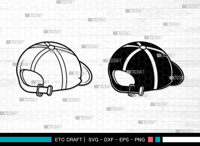 Baseball Hat SVG, Baseball Cap Svg, Baseball Cap Icon Svg, Softball Hat Svg, Cap Svg, Baseball Hat SVG ETC Craft 