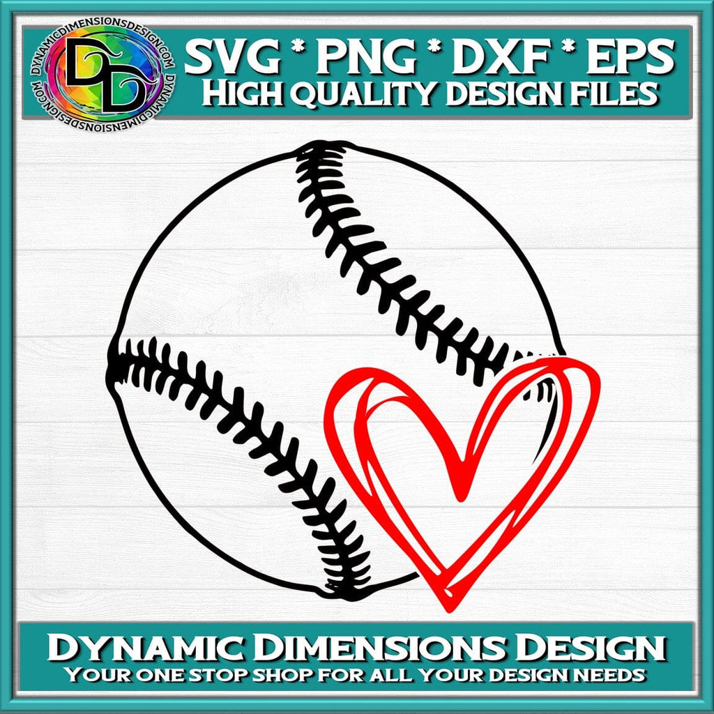 Baseball heart SVG, Baseball Threads, svg png dxf, baseball stitches ...