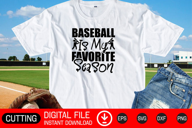 Baseball Is My Favorite Season SVG cut files SVG CraftlabSvg29 