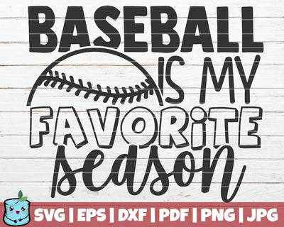 Baseball Is My Favorite Season SVG MintyMarshmallows 