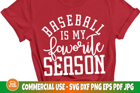 Baseball is my Favorite Season SVG, T Shirt Design SVG TonisArtStudio 