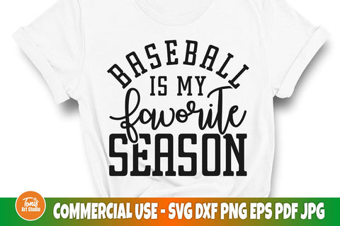 Baseball is my Favorite Season SVG, T Shirt Design SVG TonisArtStudio 
