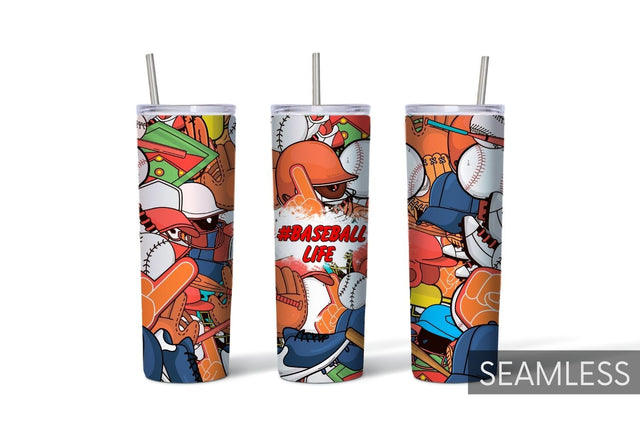Baseball Life Tumbler Sublimation Sublimation SvgOcean 
