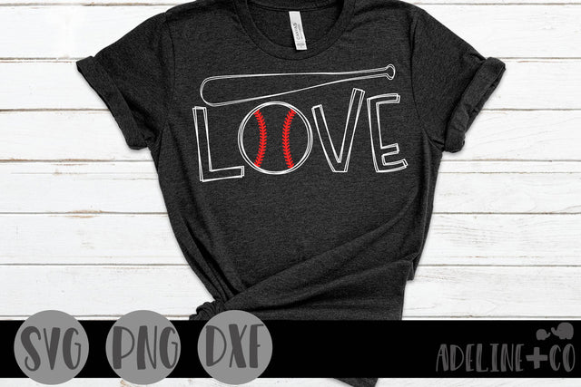 Baseball love, sports SVG Adeline&co 