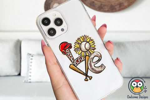 Baseball Love Sublimation PNG Designs Sublimation Owlsome.Designs 