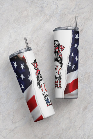 Baseball Mama 2 File Png, Leopard Baseball mama Sublimation Design,Boho Mama Tumbler,Leopard Print Mama 20 oz Skinny Tumbler Sublimation CaldwellArt 