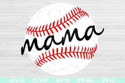 Baseball Mama Svg, Distressed Baseball Svg, Baseball Mom Svg, Dxf, Png Digital Download Design Cut Files For Cricut, Glowforge, Silhouette SVG TiffsCraftyCreations 