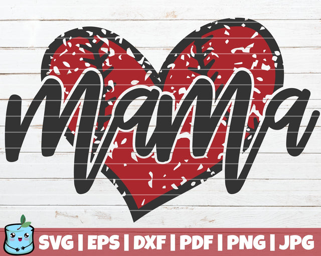 Baseball Mama SVG MintyMarshmallows 