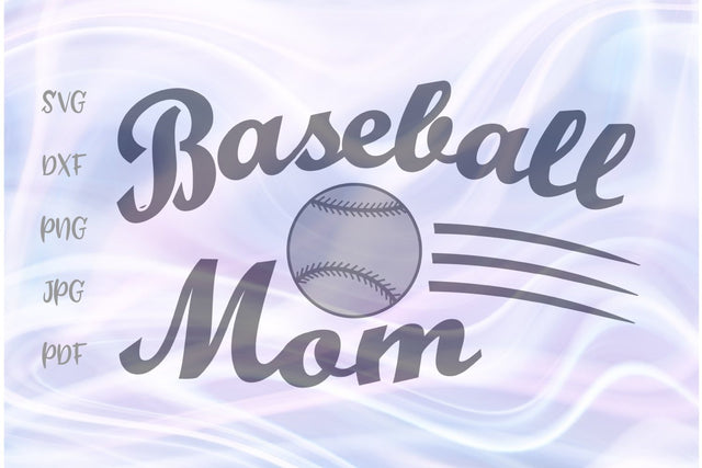Baseball Mama SVG, PNG, DXF, PDF, JPG SVG Digitals by Hanna 
