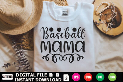Baseball Mama SVG Shahin alam 