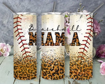 Baseball Mama Tumbler, 20oz Skinny Tumbler Sublimation Designs Tumbler for Straight and Tapered PNG File Digital Download, Sublimation Design Tumbler Sublimation DesignSVG 