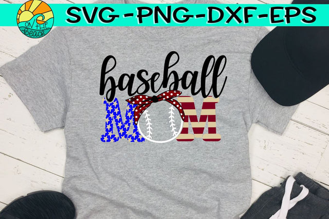 Baseball Mom Bandana- SVG - DXF - EPS - PNG SVG On the Beach Boutique 