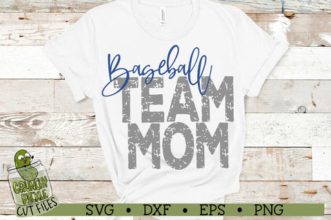 Baseball Mom & Bonus Team Mom SVG SVG Crunchy Pickle 