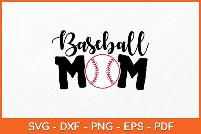 Baseball Mom Love Baseball Svg Design SVG artprintfile 