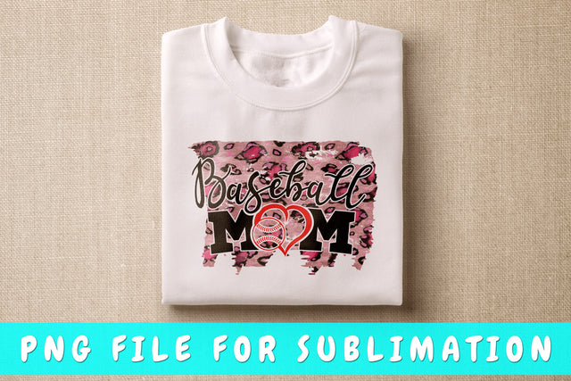 Baseball Mom PNG, Baseball Design For Sublimation Sublimation HappyDesignStudio 
