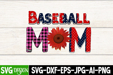 Baseball Mom Sublimation Design, Baseball Mom Sublimation PNG, Mother's Day Sublimation Design, Happy Mother's Day Sublimation Quotes Sublimation BlackCatsMedia 