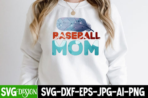 Baseball Mom Sublimation Design, Baseball Mom Sublimation PNG, Mother's Day Sublimation Sublimation BlackCatsMedia 