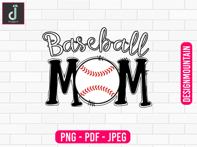 Baseball Mom sublimation design Sublimation Alihossainbd 