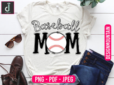 Baseball Mom sublimation design Sublimation Alihossainbd 