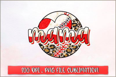 Baseball Mom Sublimation, Mama PNG SVG Shetara Begum 