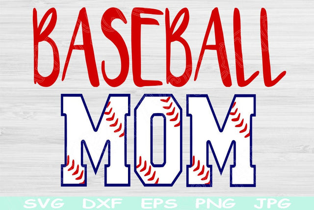 Baseball Mom Svg, Baseball Svg, Dxf, Eps, Png Cut Files For Cricut, Glowforge, Silhouette SVG TiffsCraftyCreations 