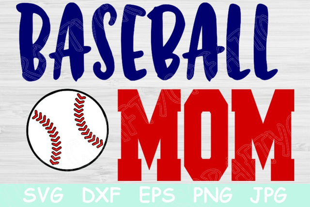 Baseball Mom Svg, Baseball Svg. Sports Mama Saying with Stripes for Vinyl Iron On. Cut Files for Cricut and Silhouette Digital Download. SVG TiffsCraftyCreations 