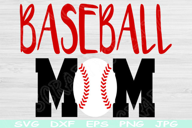 Baseball Mom Svg, Baseball Svg. Sports Mama Svg Svg, Dxf, Eps, Png Instant Digital Download Design Cut Files For Cricut, Silhouette Vector SVG TiffsCraftyCreations 