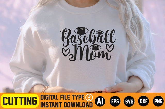 Baseball Mom SVG CraftlabSvg29 